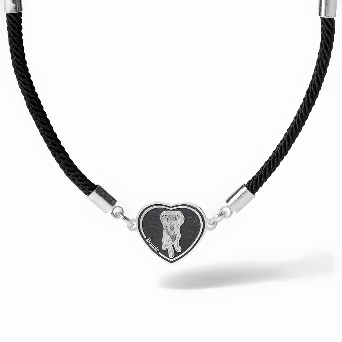 Pulseira Personalizada Pet Royal - Love Black