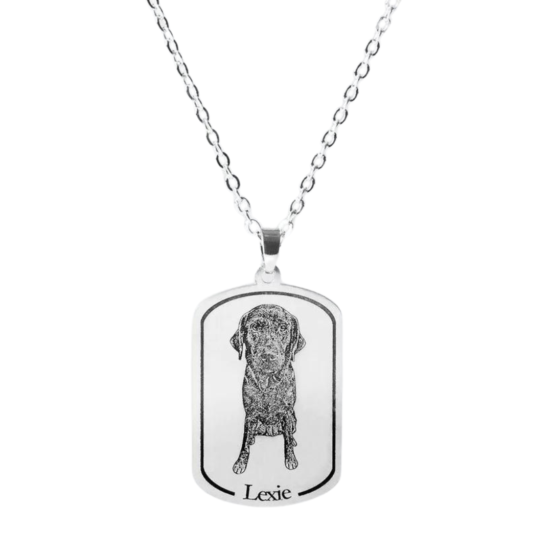 Colar Personalizado Pet Royal- Tag Medal