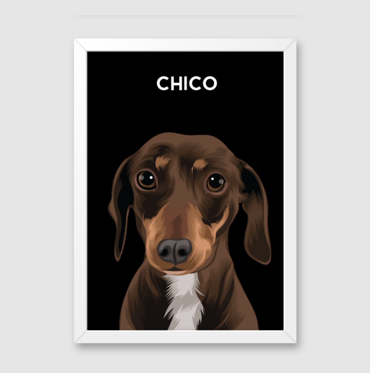 Quadro Personalizado Pintura Pet