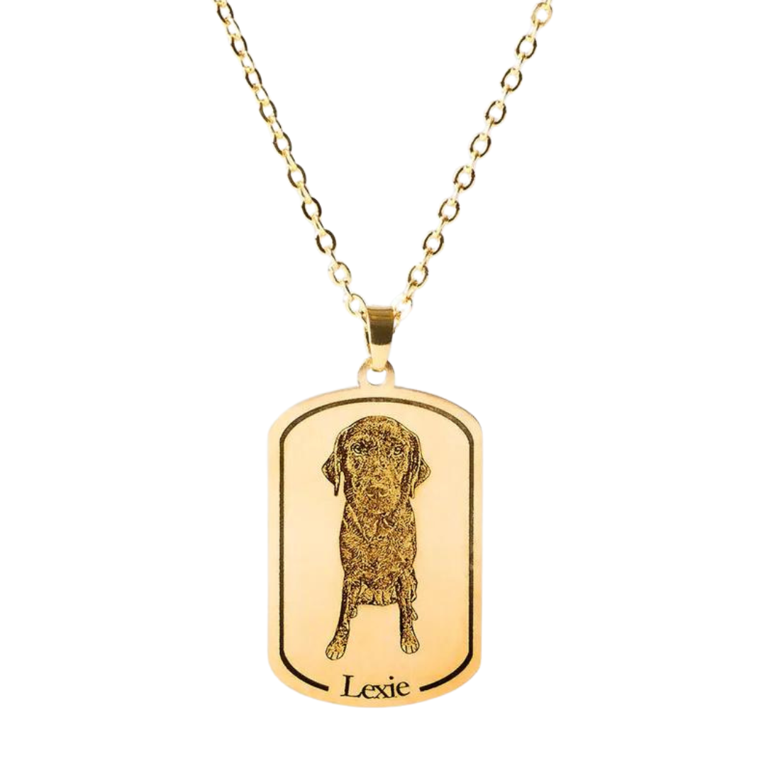 Colar Personalizado Pet Royal- Tag Medal