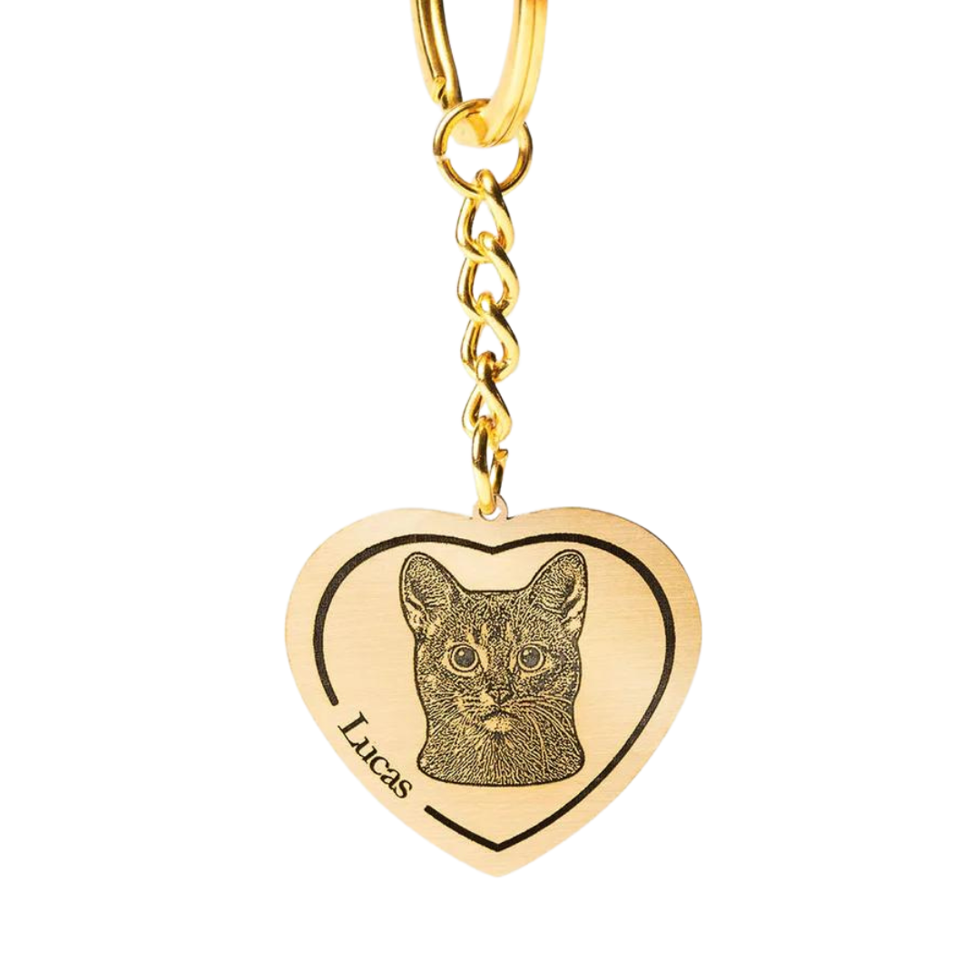 Chaveiro Personalizado Pet - Love Medal