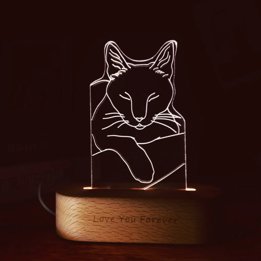 Luminária 3D Personalizada Pet Royal