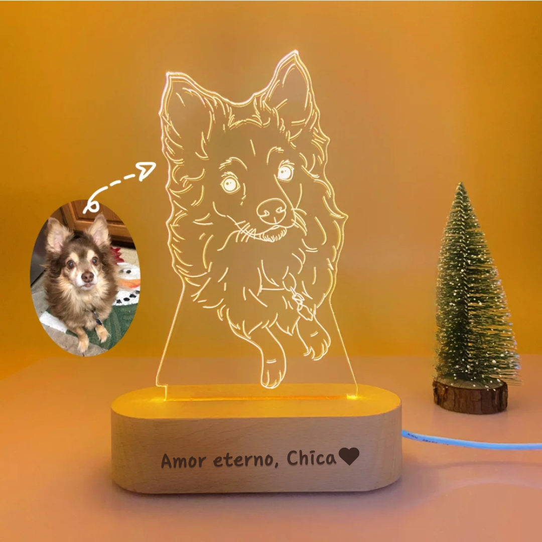 Luminária 3D Personalizada Pet Royal