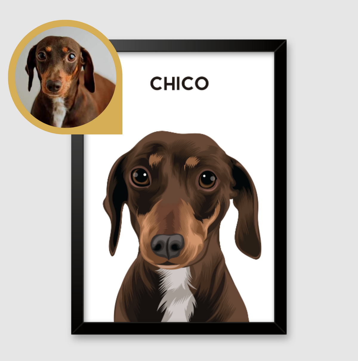 Quadro Personalizado Pintura Pet